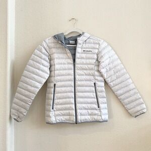 Columbia Women's Small Flash Forward Down Jacket Coat‎ Tradewinds White